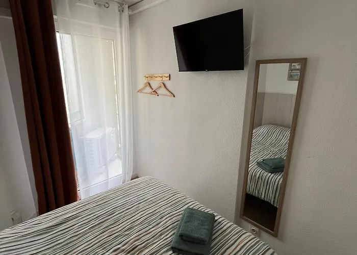 Apartmán F2 Vue - Piscine - Climatisation - Parking Antibes